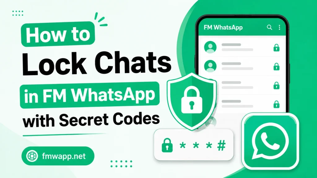 How to Lock Chats in FM WhatsApp with Secret Codes