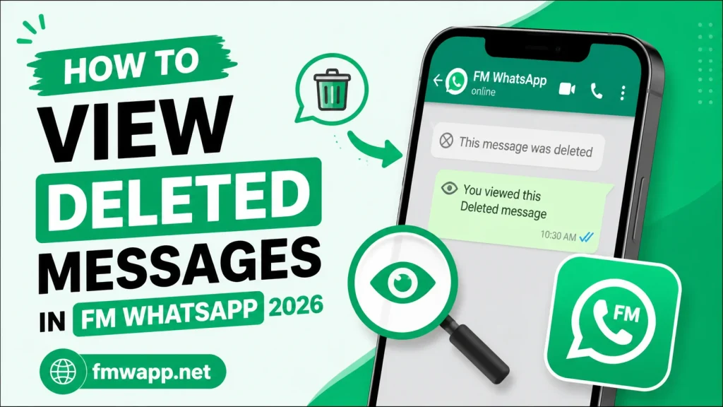 How to View Deleted Messages in FM WhatsApp 2026